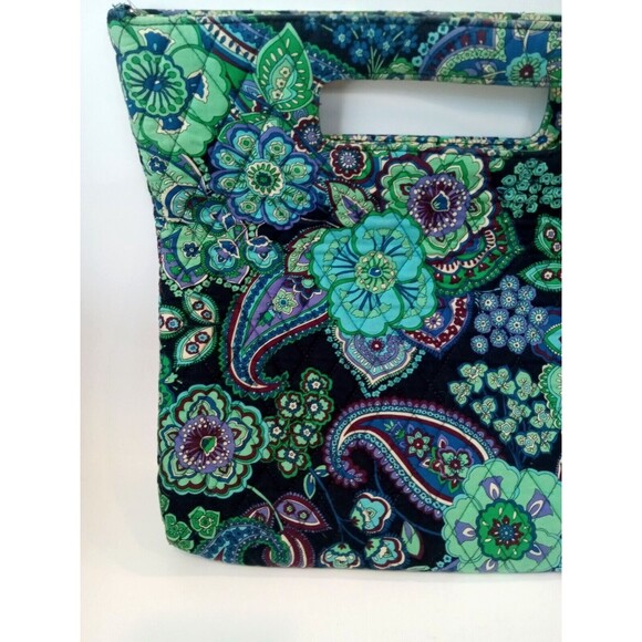 2009 Vera Bradley Blue Rhapsody XL Clutch Handbag (AS IS) - Picture 5 of 16